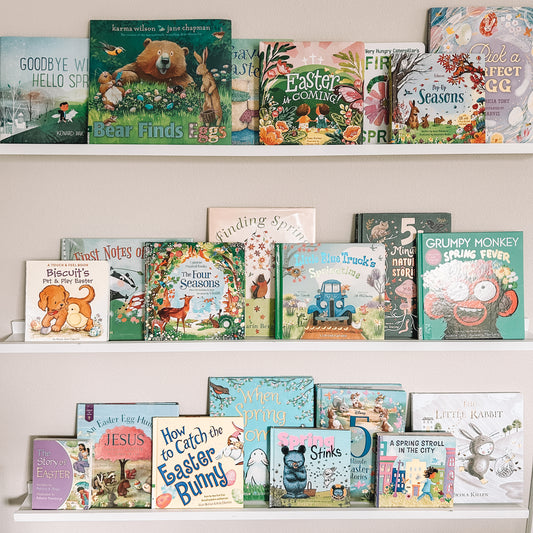 spring + easter books for kids