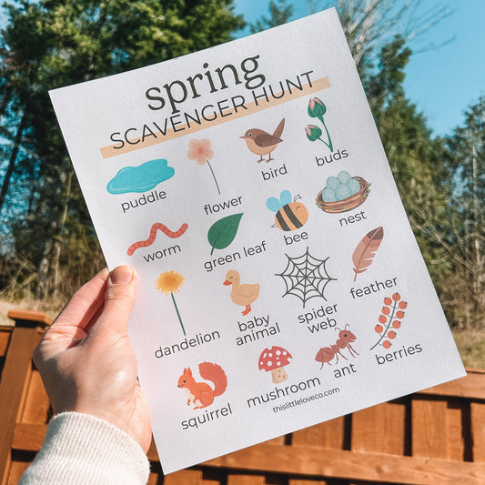 spring scavenger hunt