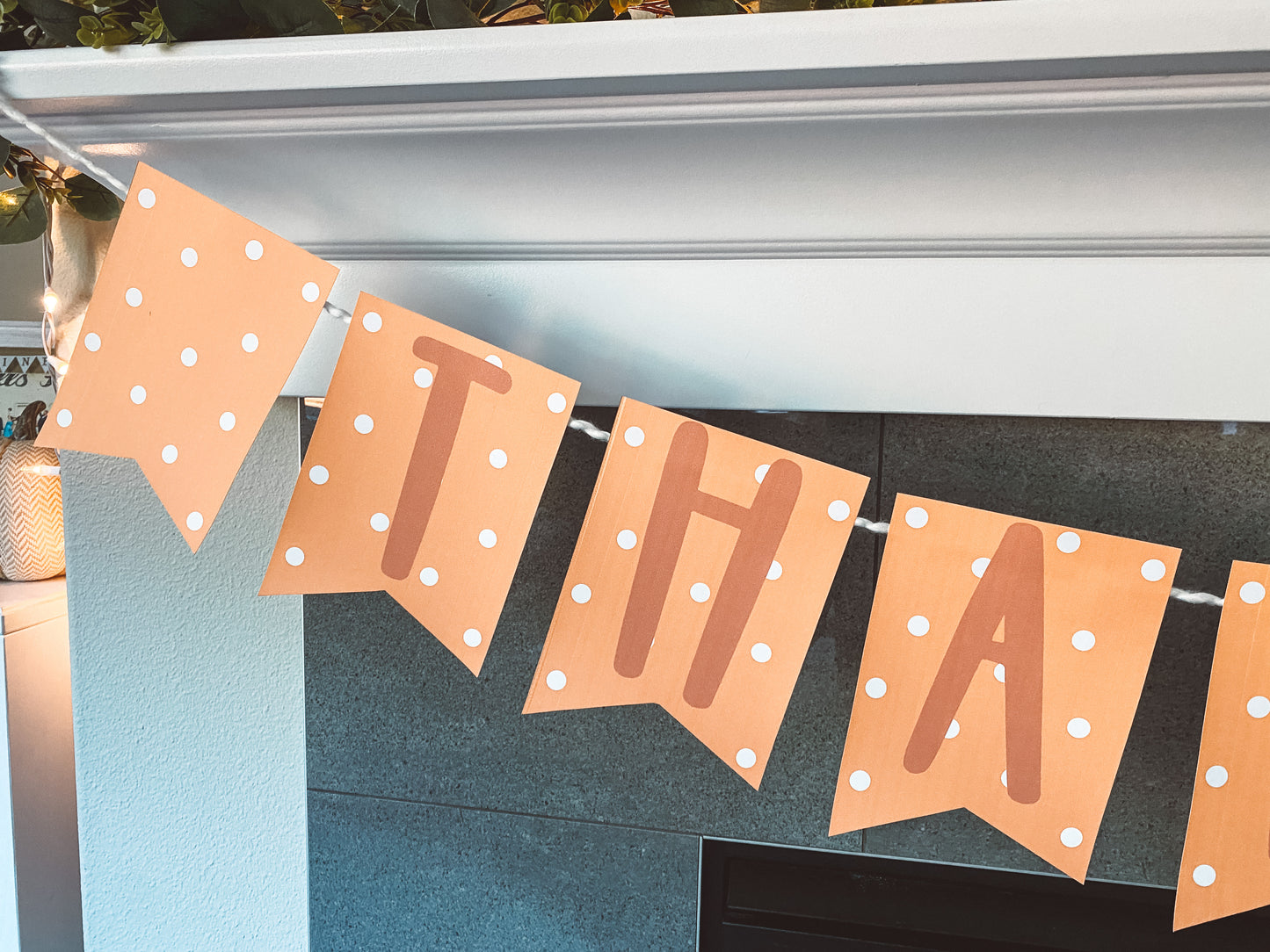 Close up of the pennants to show more details on them.