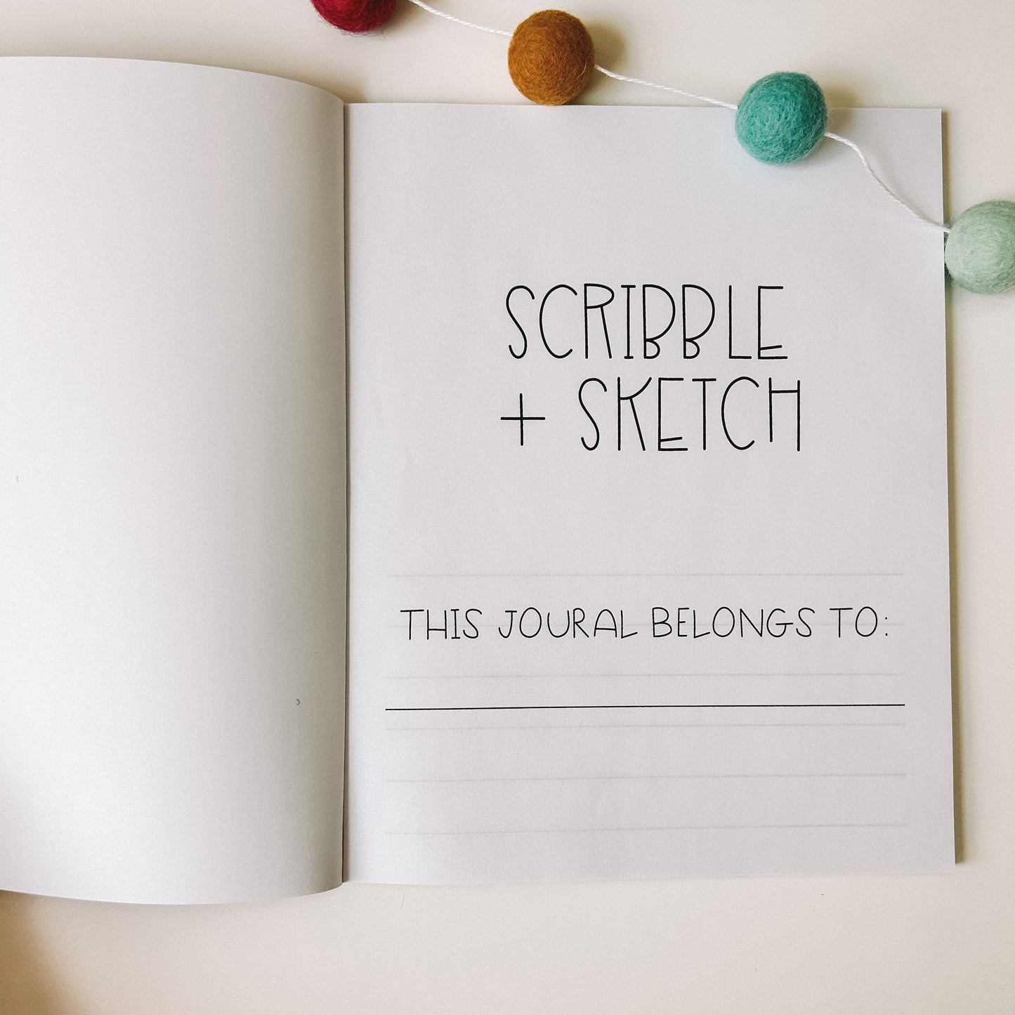 IMPERFECT Scribble + Sketch Kids Journal